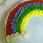 American Rainbow Cake Recipe Dessert
