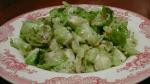 American Sauteed Brussels Sprouts Leaves Appetizer
