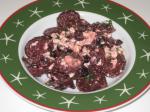 American Roasted Beet Salad With Olives and Feta Appetizer