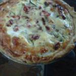 American Summer Squash Bacon and Cheese Quiche Appetizer