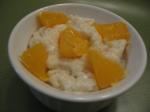 American Rice Pudding With Vanilla Bean Orange and Rum Dessert