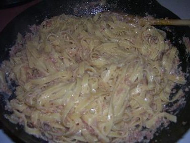 Italian Fettuccine Carbonara 12 Dinner