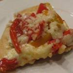 American Pita Pizza with Goat Cheese and Paprika Dinner