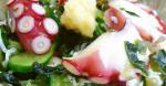 Canadian Octopus Cucumber and Wakame Seaweed Vinegar Marinade 1 Dinner