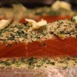 American Cobblestones of Salmon to Herbs Appetizer