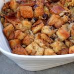 American Challah Wild Mushroom and Herb Stuffing Appetizer