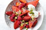 American Watermelon And Berry Salad With Buckwheat Recipe Dessert