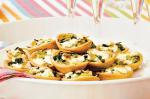 American Spinach Leek And Goats Cheese Tarts Recipe Dessert