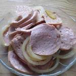German Bavarian Sausage Salad 2 Appetizer