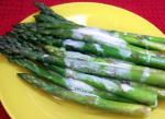 American Oven Baked Asparagus With Mustard Sauce Appetizer