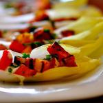 American Endive Spears With Sweet Potato and Bacon Dessert
