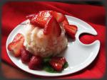 American Strawberries With Lemonhoney Syrup Dessert