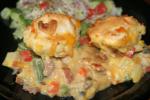 French Country Chicken  Biscuits Appetizer