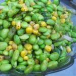 American Green Soybeans with Corn Appetizer