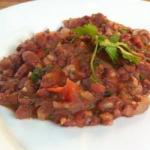 American Prune Beans with Tomatoes Appetizer