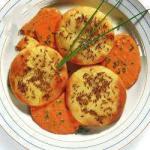 Canadian Placuszki Caraway Flavored with Tomato Sauce Appetizer