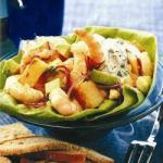 Canadian Potato Salad with Avocado and Elegant Restaurant Appetizer