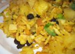 American Curried Rice and Fruit Salad Dinner