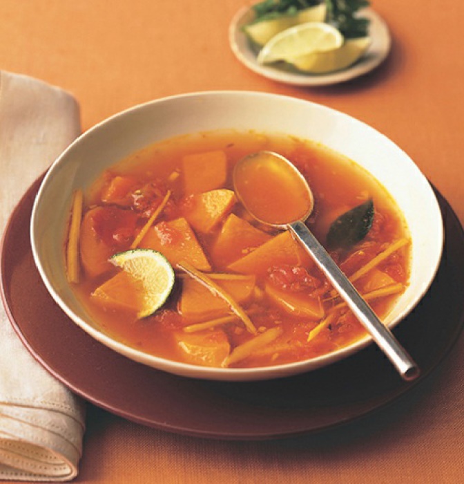 American Spicy Sweet Potato Soup Soup