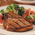 German Tangy Grilled Pork Chops Appetizer