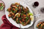 American Barbecued Creolestyle Prawns Recipe Appetizer