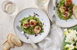 American Seared Scallops With Pea Puree And Pancetta Dust Recipe Appetizer