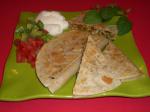 Mexican Kung Pao Quesadillas Appetizer