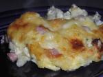 American Spaetzle Baked With Ham and Gruyere Appetizer