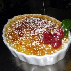 British Creme Creme Brulee Raspberries Dessert