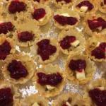 British Tarteletes Walnuts Brie Cheese and Jelly Dinner