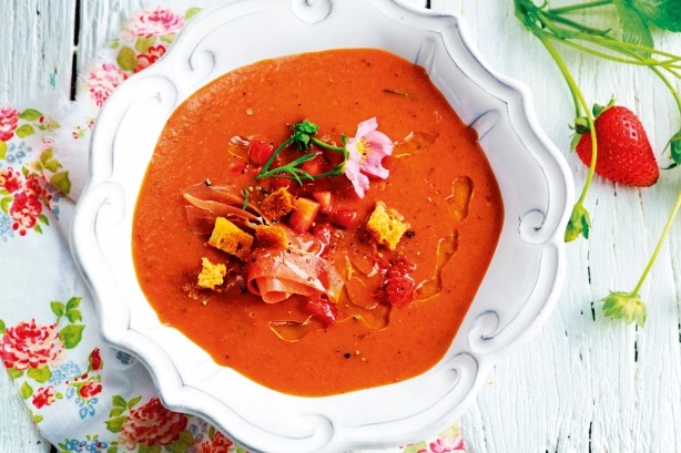 British Strawberry Gazpacho Recipe Dessert