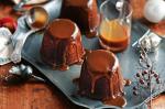 British Gingerbread Puddings With Salted Toffee Sauce Recipe Dessert