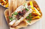 British Sausage Baguettes With Pumpkin Chips Recipe Appetizer