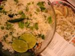 Coconut Green Herb Rice recipe