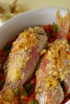 American Baked Red Mullet in Corsican Style Dinner