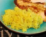 American Garlicky Yellow Rice Dinner