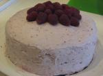 American Raspberry White Chocolate Cake Dessert