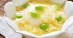 American Hot or Cold Tofu with Egg and Edamame Ankake Sauce 2 Appetizer