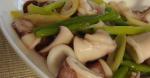 American Simple Stir Fried Squid and Garlic Shoots 1 Appetizer