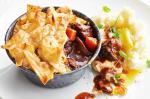 American Braised Lamb Pie And Celeriac Mash Recipe Appetizer
