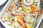 Italian Roasted Seafood With Lemon And Herbs Recipe Appetizer