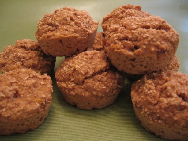 Canadian Fatfree Peach Bran Muffins Dessert