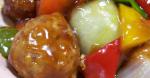 Canadian Yum Sweet and Sour Pork Style Meatballs in Sweet Vinegar Ankake Sauce 3 Appetizer