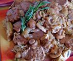 American Pork with Artichokes and Mushrooms Dinner