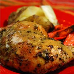 American Pesto Roast Chicken BBQ Grill