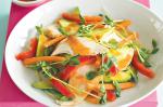 Chicken Red Capsicum And Avocado Salad Recipe recipe