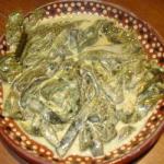Chilean The Rajas with Favorite Cream of Mariana Appetizer