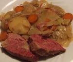 American Corned Beef and Cabbage  Crock Pot Dinner