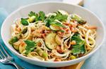 American Bacon Zucchini And Asparagus Pasta Recipe Dinner