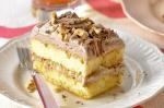 American Chocolate And Hazelnut Slice Recipe Dessert